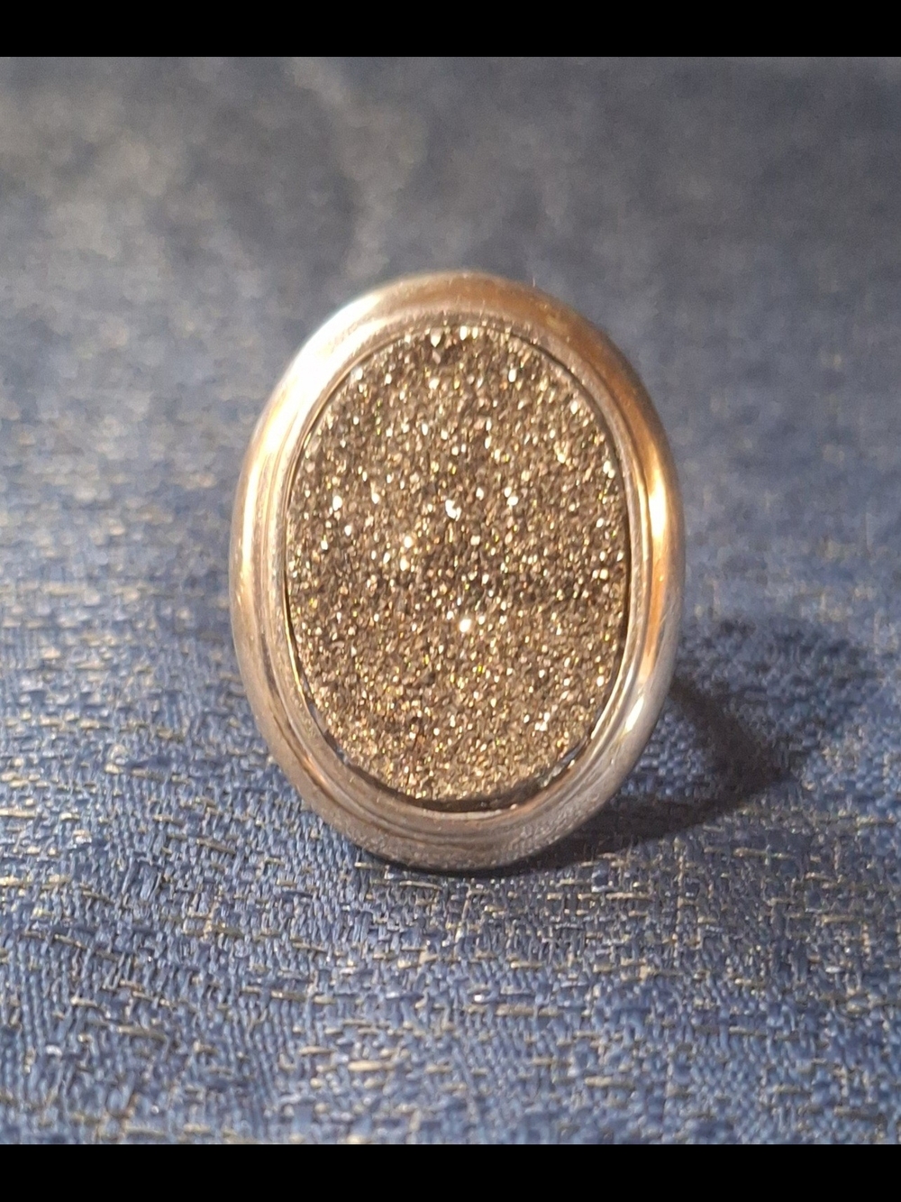 Sterling Silver Oval Size 11 Ring